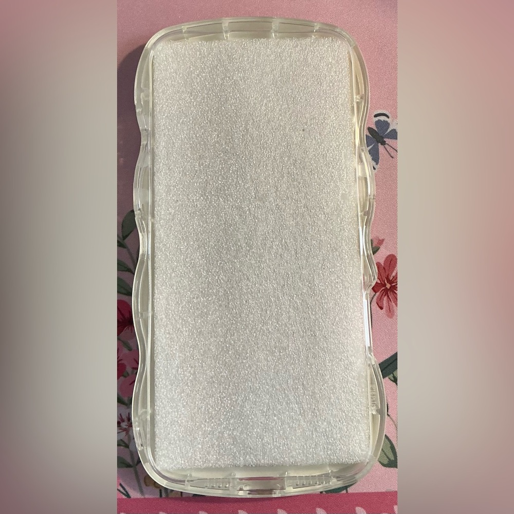 Floral Patterned Phone Case with Orange and Pink Details- I Phone 16 Plus (NWT) - Picture 3 of 4